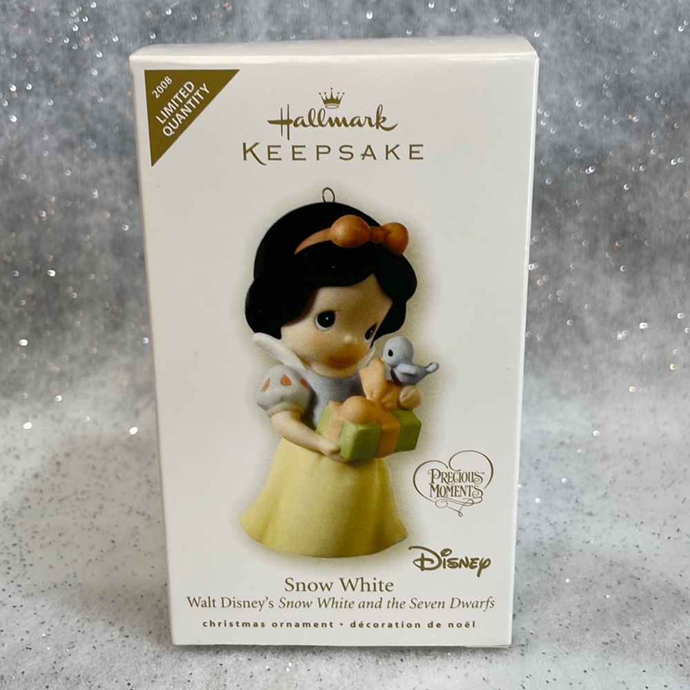 Snow White Precious Moments Disney Hallmark Collaboration Ornament B48